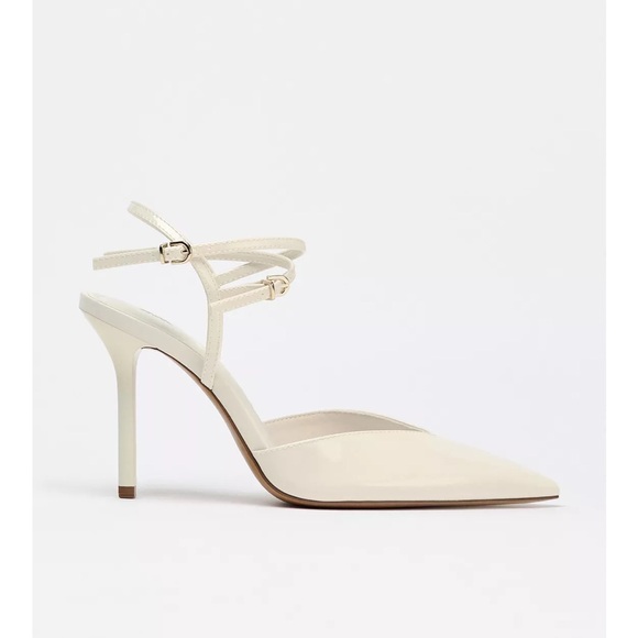 Zara Strappy Slingback Heels - Picture 1 of 8